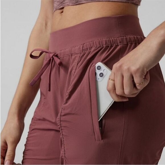 Athleta Attitude 2 Jogger Pants- Tawny Rose - Picture 2 of 9